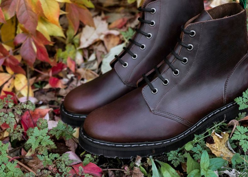 Men Solovair Gaucho Crazy Horse 6 Eye Astronaut Boot 2N2B87