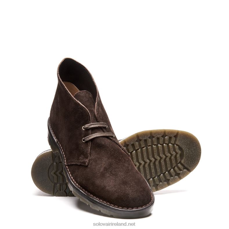 Men Solovair Brown Suede Chukka Boot 2N2B830