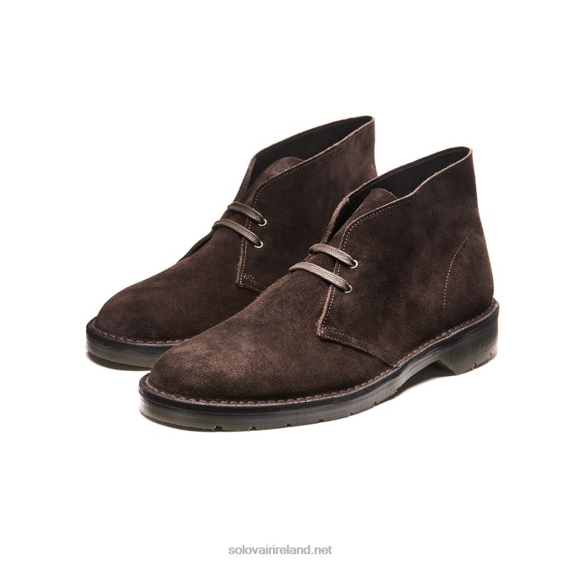 Men Solovair Brown Suede Chukka Boot 2N2B830