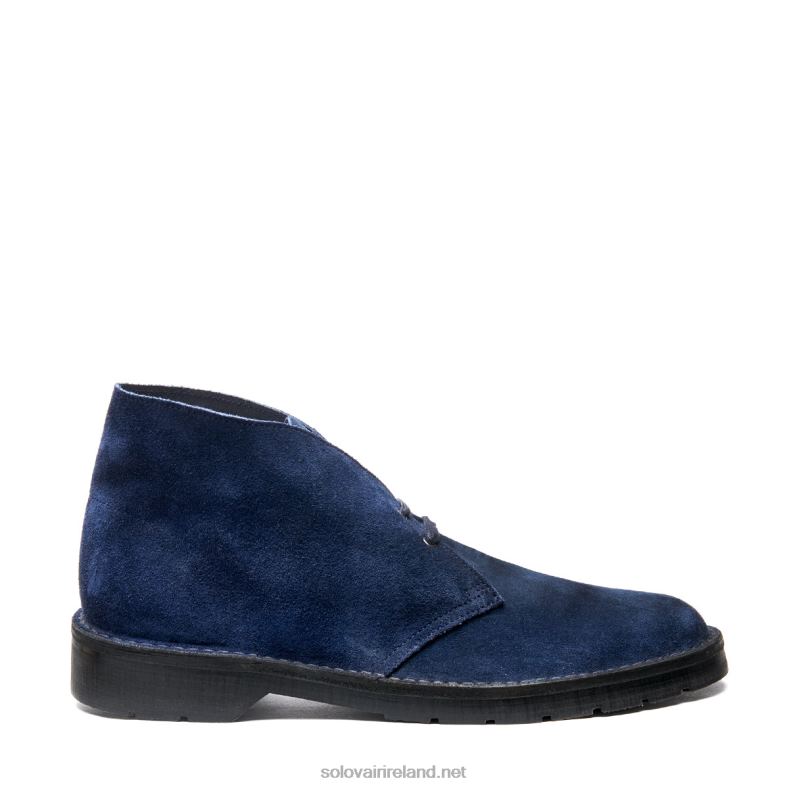 Men Solovair Navy Suede Chukka Boot 2N2B827
