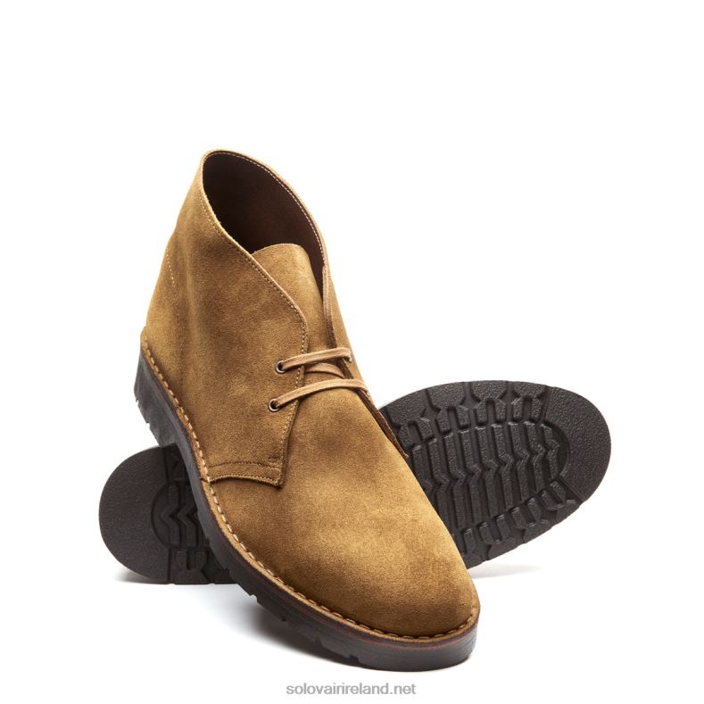 Men Solovair Tan Suede Chukka Boot 2N2B825