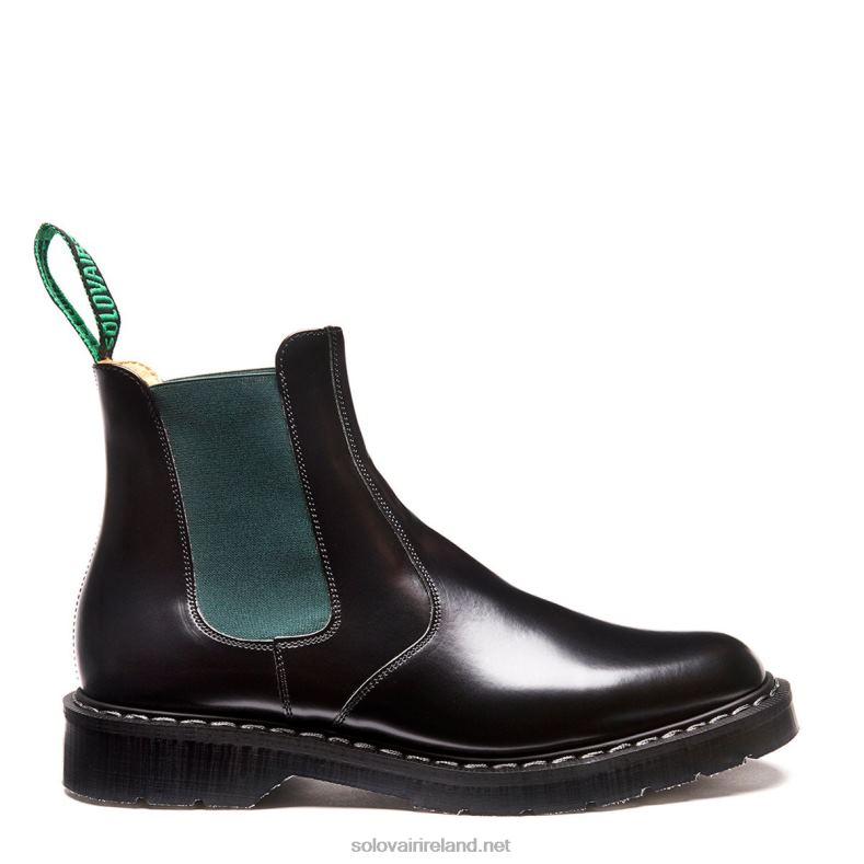 Men Solovair Green & Black Dealer Boot 2N2B851