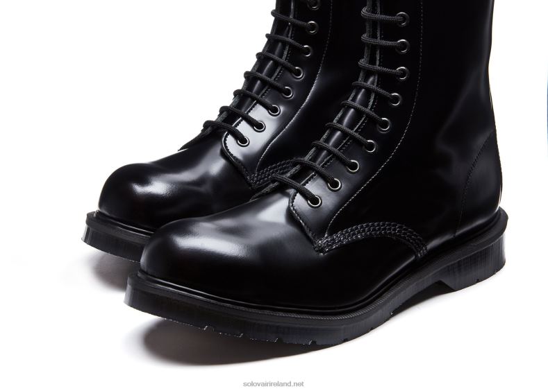 Men Solovair Highlander 11 Eye Steel Toe Derby Boot 2N2B8127