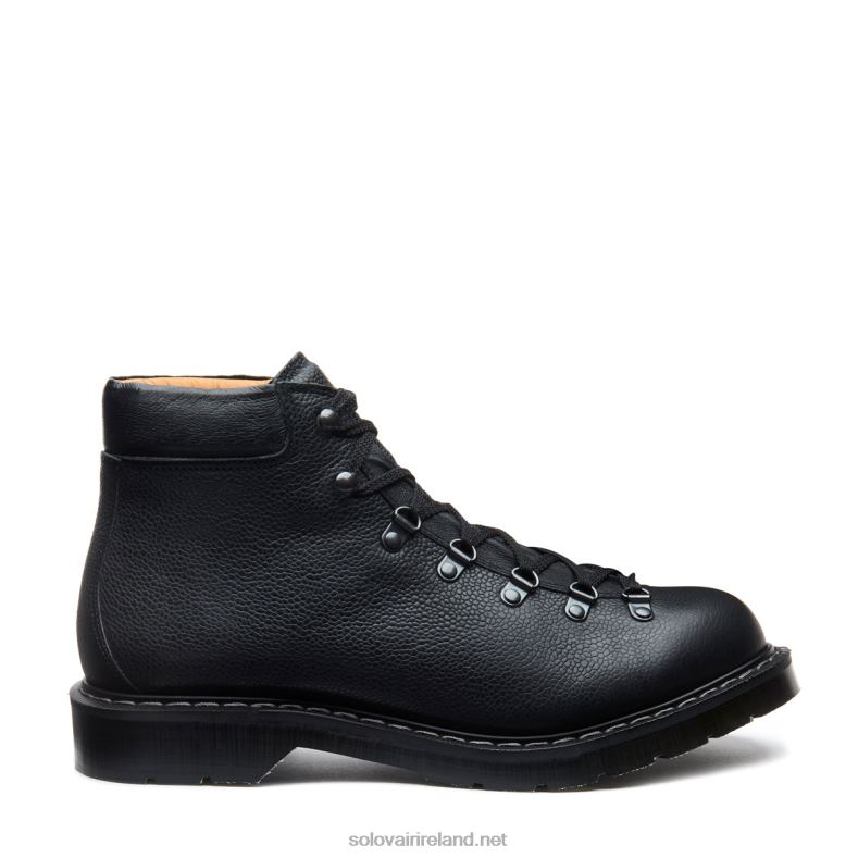 Men Solovair Black Greasy Grain Urban Hiker 2N2B8141