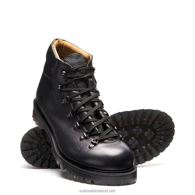 Men Solovair Black Scotch Grain Urban Hiker 2N2B8138