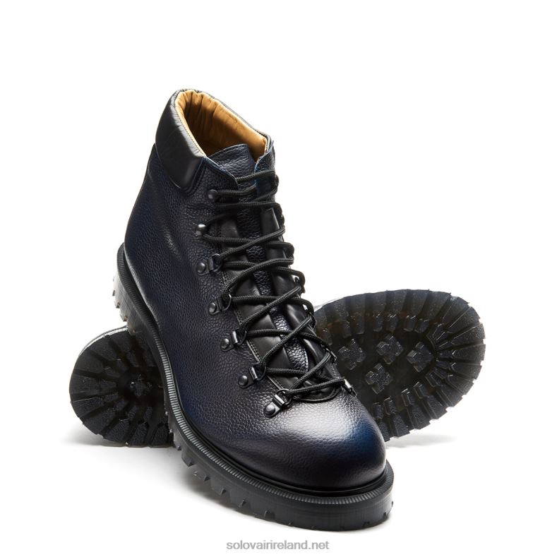 Men Solovair Navy Grain Urban Hiker 2N2B8137