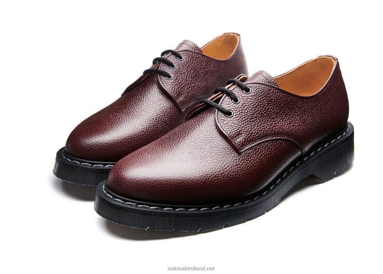 Men Solovair Chilli Grain 3 Eye Gibson Shoe 2N2B8200