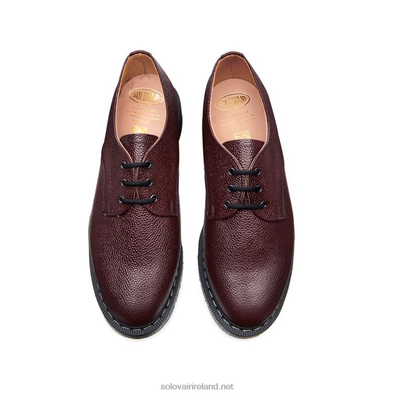 Men Solovair Chilli Grain 3 Eye Gibson Shoe 2N2B8200