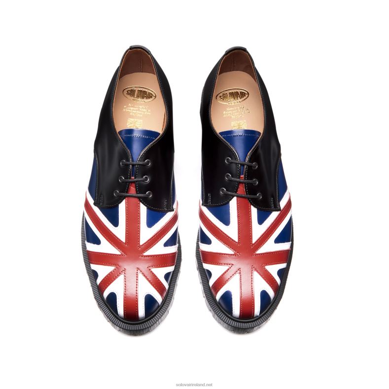 Men Solovair Union Jack Gibson Shoe 2N2B8196