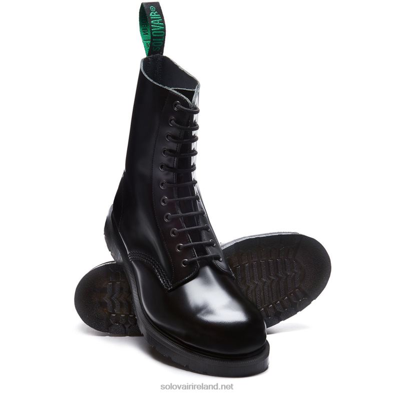 Women Solovair Highlander 11 Eye Steel Toe Derby Boot 2N2B8330