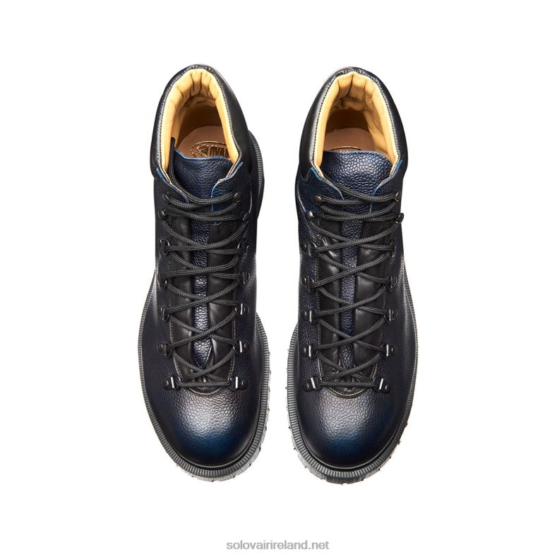 Women Solovair Navy Grain Urban Hiker 2N2B8337