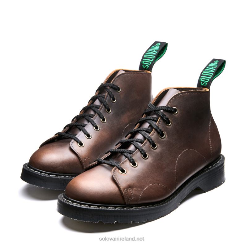 Women Solovair Gaucho Crazy Horse Monkey Boot 2N2B8341