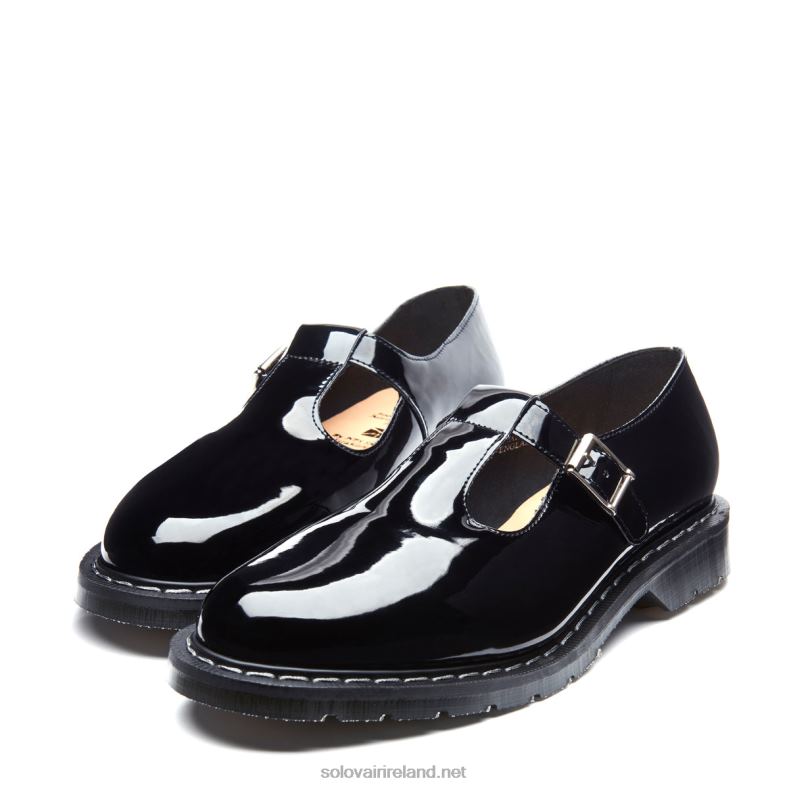 Women Solovair Black Patent Mary Jane Shoe 2N2B8404